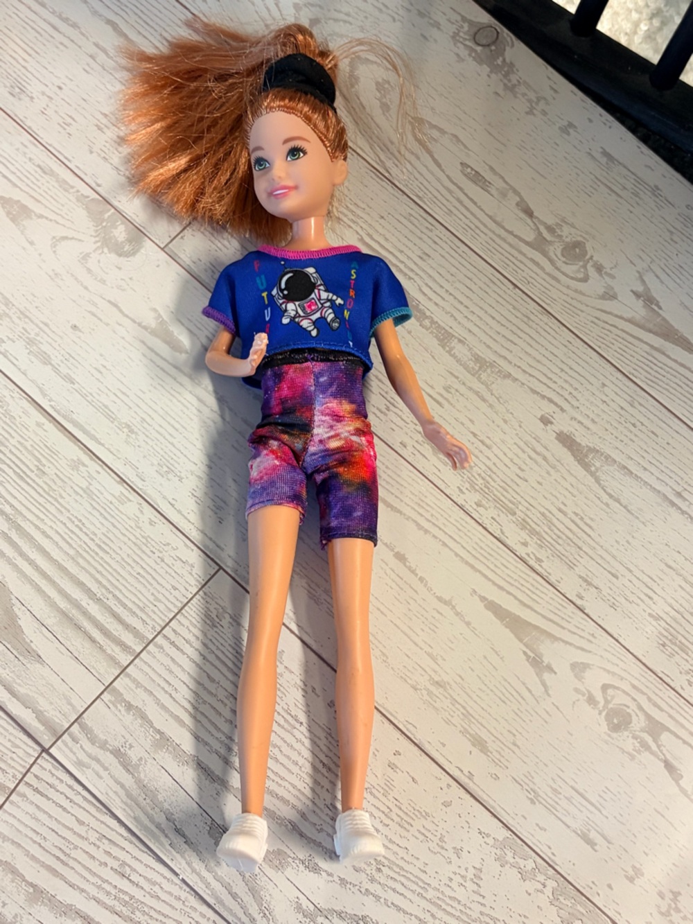 Mattel Barbie Stacie ? Space Discovery future astronaut outfit tennis shoes